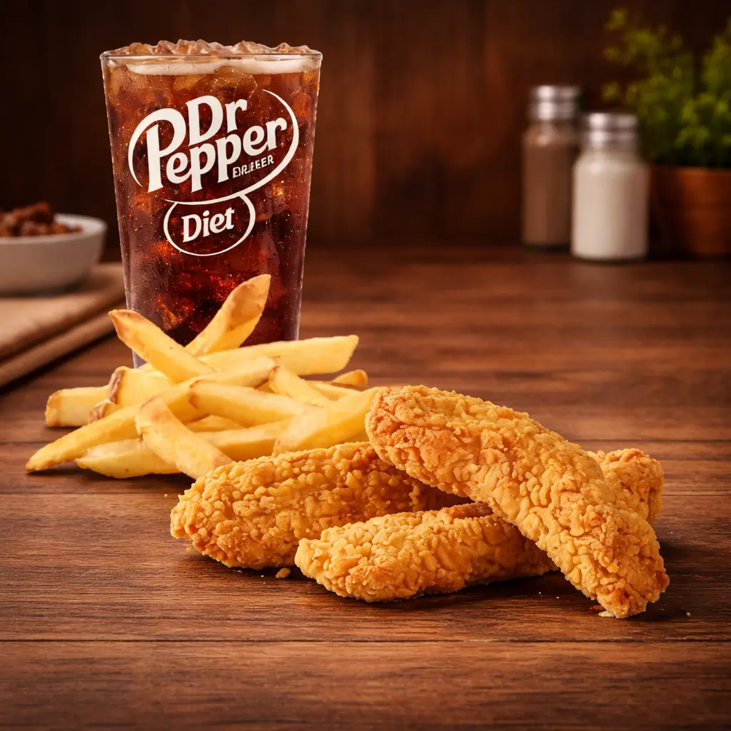 Wendy's Menu with Prices, Calories & Nutrition 2026 19 3pc. tenders combo