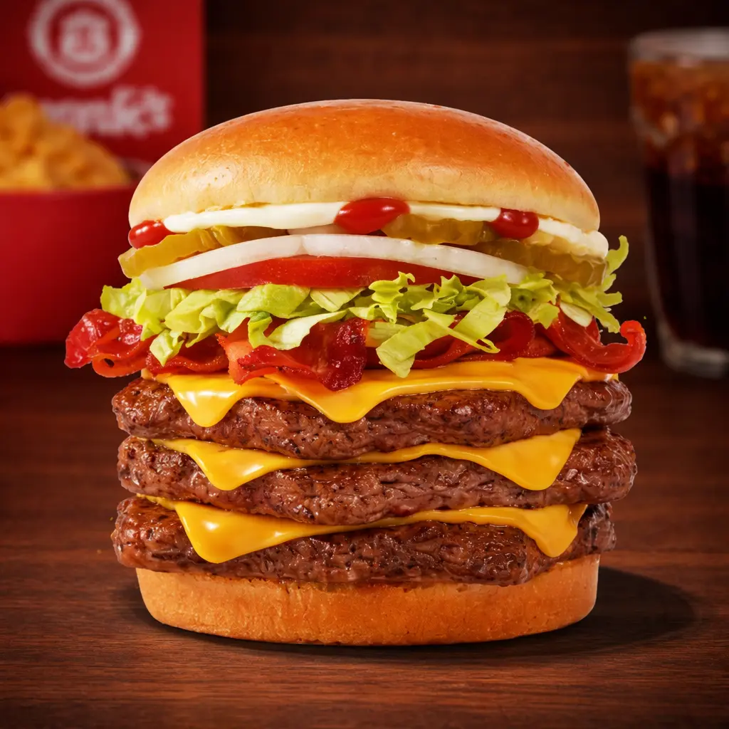 Wendy's Menu with Prices, Calories & Nutrition 2026 29 Big Bacon Classic Triple
