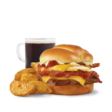 Latest Wendy's Breakfast Menu with Prices (2026) 10 Breakfast Baconator® Combo