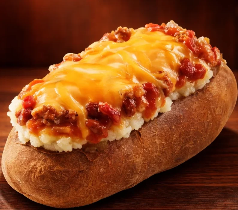 Wendy's Menu with Prices, Calories & Nutrition 2026 47 Chili Cheese Baked Potato e1778635498729