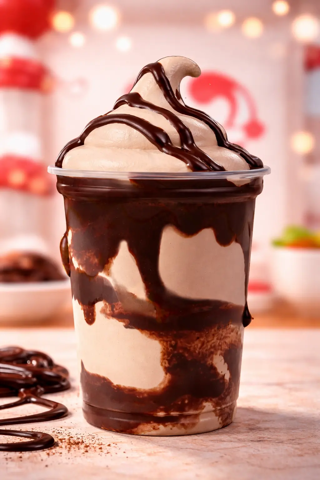 Wendy's Menu with Prices, Calories & Nutrition 2026 61 Girl Scout Thin Mints™ Chocolate Frosty Swirl™