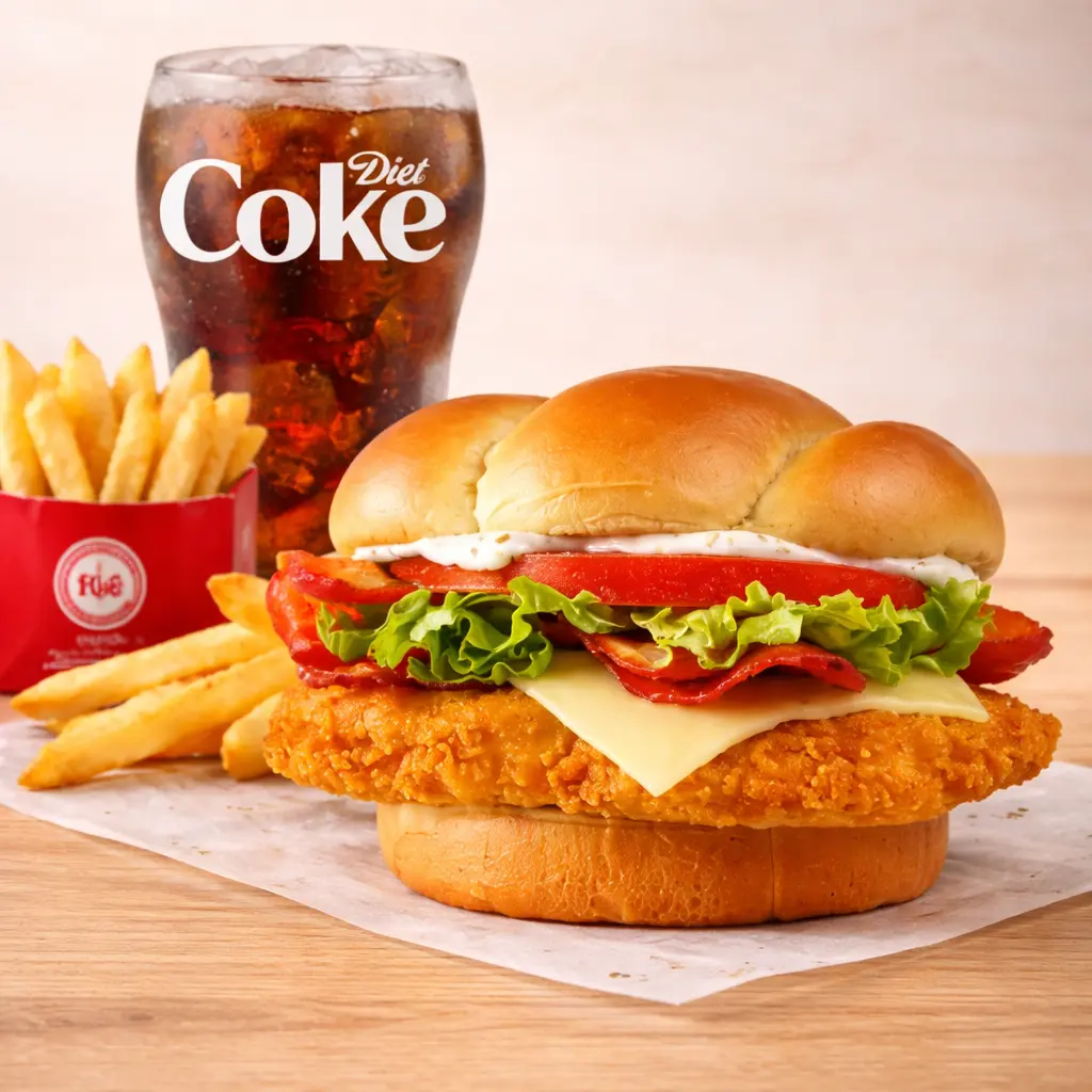 Wendy's Menu with Prices, Calories & Nutrition 2026 22 asiago ranch club sandwich combo