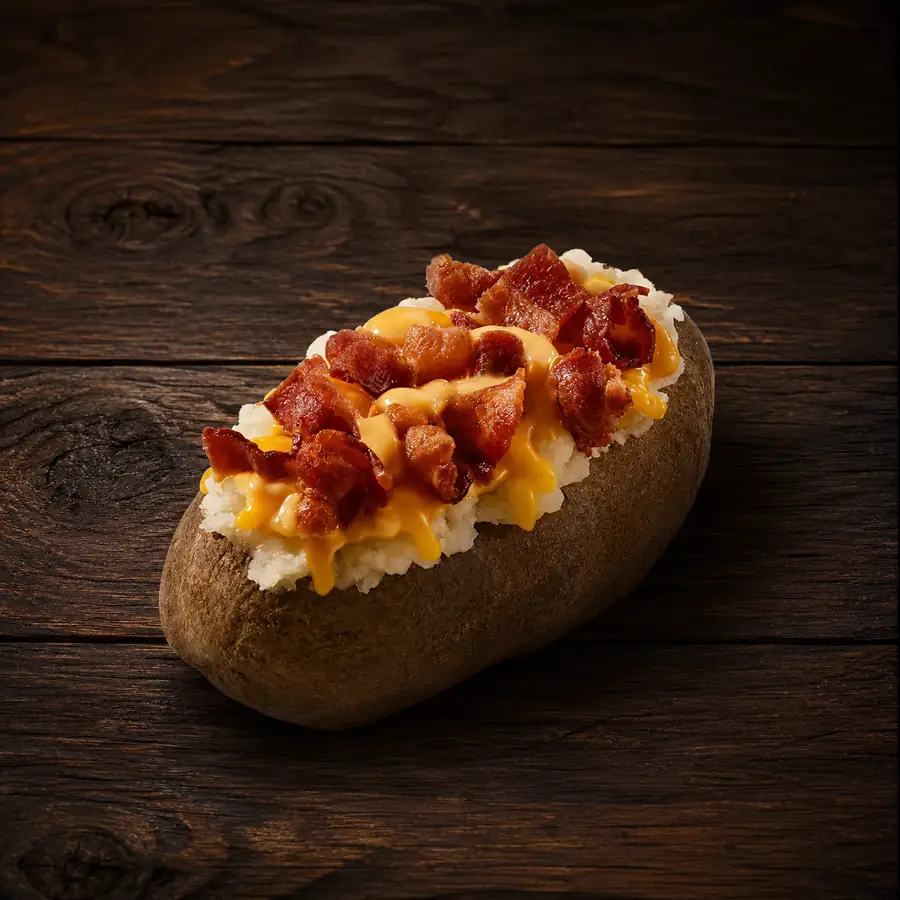 Wendy's Menu with Prices, Calories & Nutrition 2026 45 bacon cheese baked potato