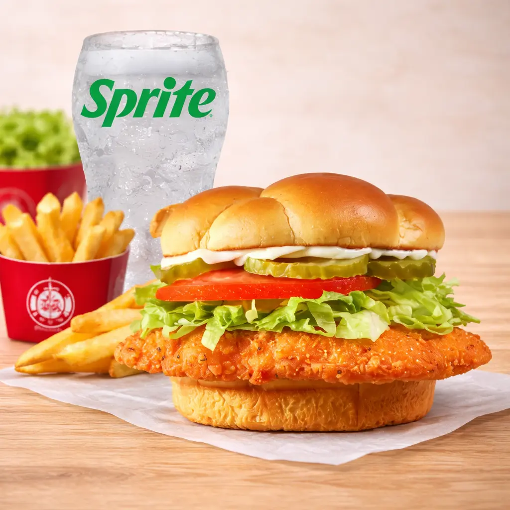 Wendy's Menu with Prices, Calories & Nutrition 2026 21 spicy chicken sandwich combo
